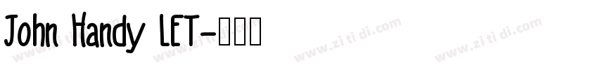 John Handy LET字体转换